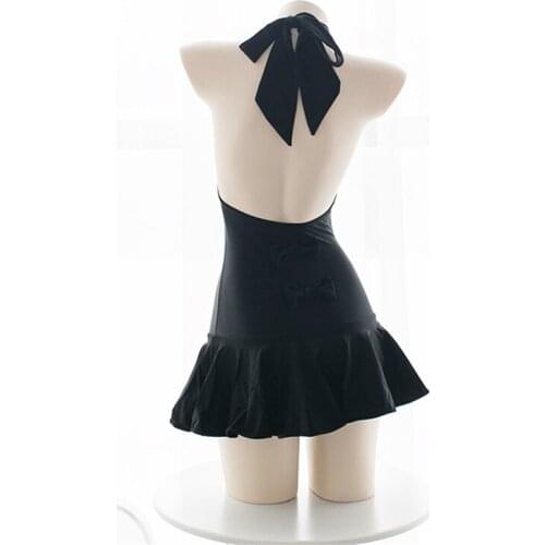 STOCK Amine Womens Swimsuit Fgo Saber Fate Cos One Piece Womens Retro Bathing Suit 2021 NEW