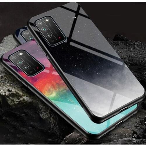 Luxury Starry Sky Tempered Glass Protection Case For iPhone 12 Pro Max 11 6 6s 7 plus X XS MAX XR Fundas Anti-Shock Cover