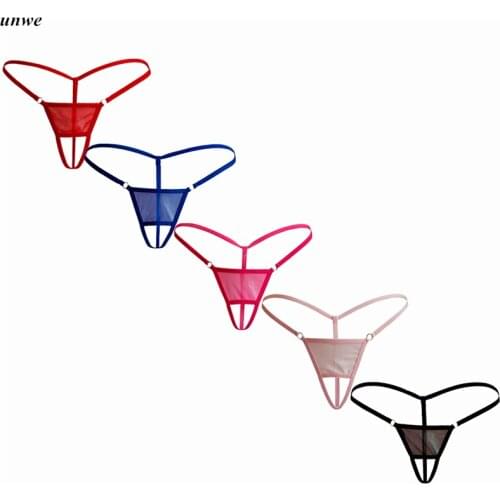1pcs/lot Sexy Lace Women Open Crotch G String 2020 Hot Erotic Crotchless Brief Underwear Metal Ring