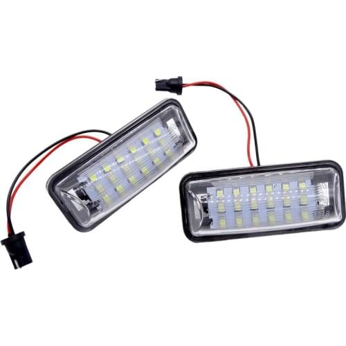 2pcs for Subaru/BRZ/Legacy/WRX/STI Impreza/XV Car White LED Number License Plate Light Tail Light Lamps Car Exterior Accessories