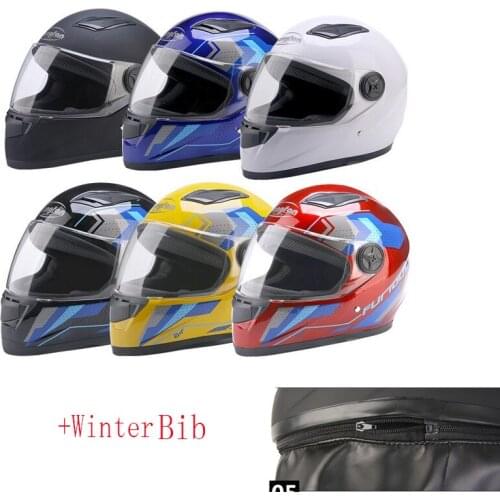 2019 Motorcycle Helmet Motocross Full Face Helmet Casco Casque Men Women Winter Bib Racing Capacete Motor Helmet