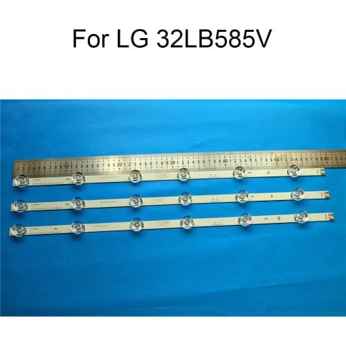 3PCS Brand New LED Backlight Strip For LG 32LB585V 32 inch TV Repair LED Backlight Strips Bars A B TYPE 6 Lamps Original Quality