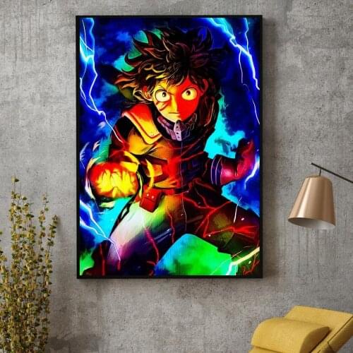 5D Embroidery My Hero Academia Diamond Anime Role Picture Home Decor Painting Full Square Drill Cross Stitch Wall Art Handmade