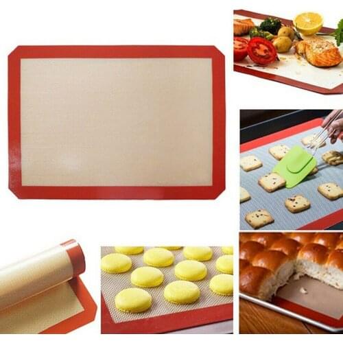 Non Stick Silicone Baking Mat Macaron Mat Rolling Dough Pad Kneading Mat Kitchen Cooking Pastry Sheet Oven Liner
