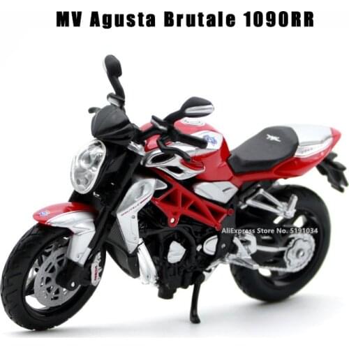 Bburago 1:18 New product MV Agusta Brutale 1090RR original authorized simulation alloy motorcycle model toy car gift collection