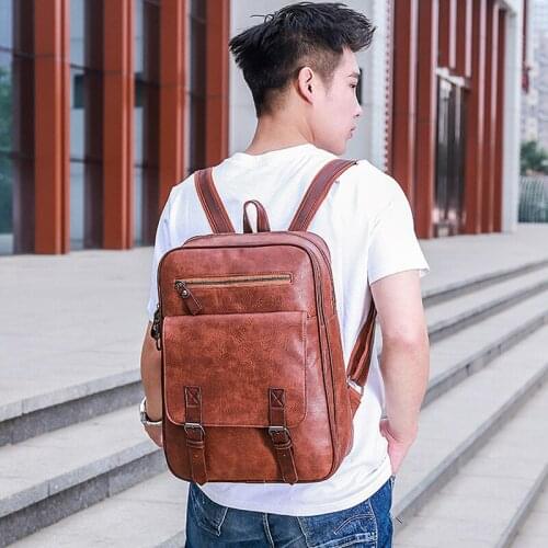 Retro Backpack Travel Suitable For Ladies And mens School Students Backpack Large Capacity Leisure Outdoor Travel Laptop Bag