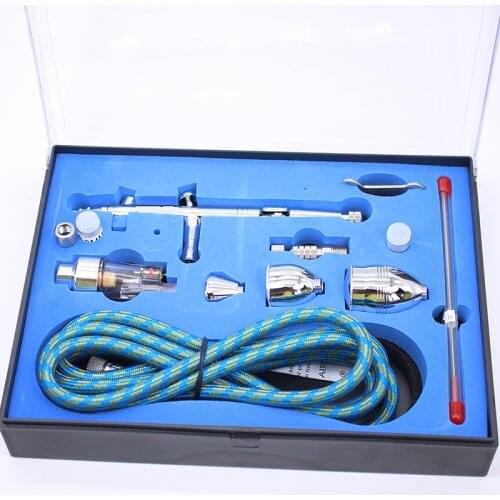 Dual action Pneumatic / Air brush Spray Painting Gun Kit Art Painting Gravity feed 0.2/0.3/0.5mm Body Paint Art Spray Gun