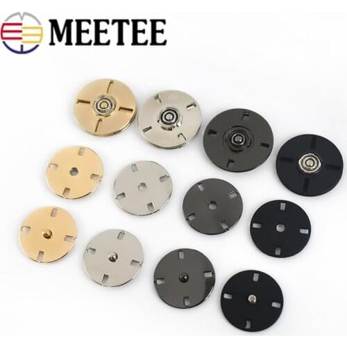 10Sets Fashion Metal Snap Buttons for Clothes Coat Sweater Decorative Botones Sewing Button Overcoat DIY Garment Accessories