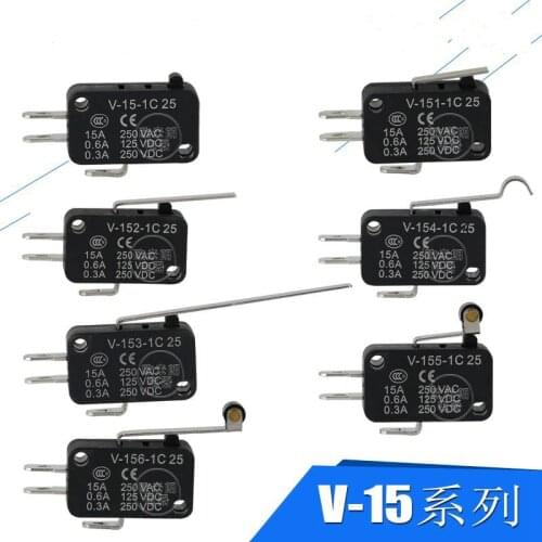 Micro Switch OV-15-1C25 OV151-1C25 V152-1C25 V153-1C25 OV154-1C25 OV155-1C25 OV156-1C25 15A 250VAC 100% new