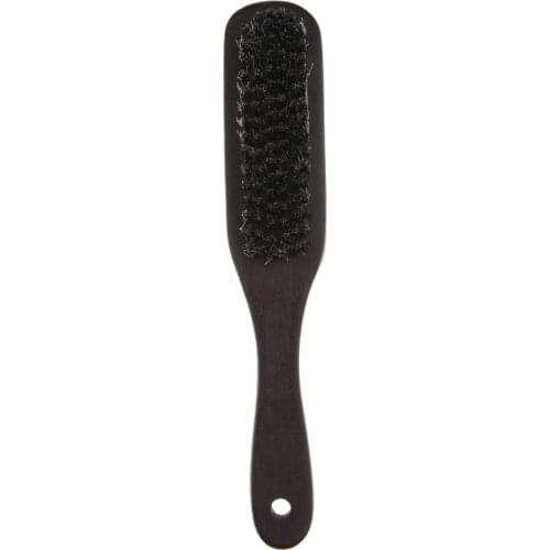 Men Beard Brush Natural Bristles Hair Mustache Shaving Grooming Brush Hard Wood Handle