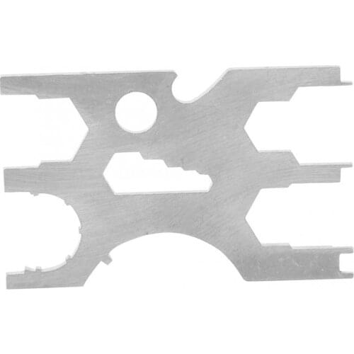 316 Stainless Steel Scuba Diving Multitool Diving Regulator Kit Screwdriver Set Credit Card Diving Swimming Multi Repairing Tool