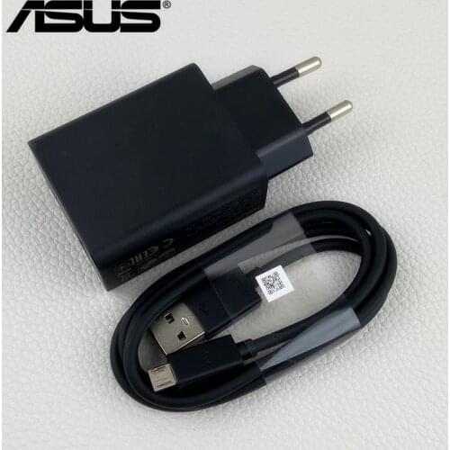 Original Fast Charger 18W EU Boostmaster Quick Charge Adapter USB Micro/TYPE C Cable For ASUS Zenfone 2 3 4 5 6 Laser Max Zoom