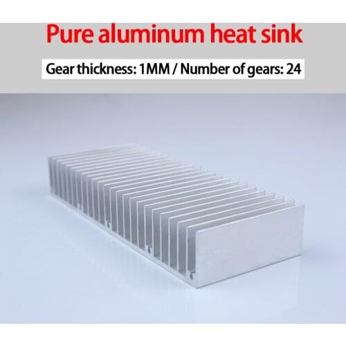 KYYSLB 150*60*25MM All Aluminum Radiator Pure Aluminum Heat Sink Aluminum Alloy Radiator Heat Sink