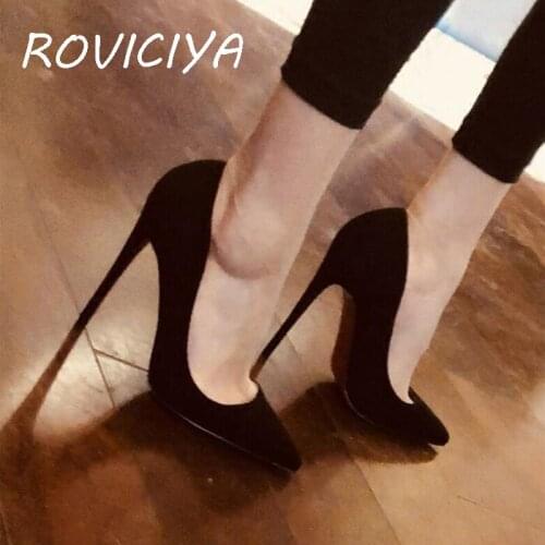 ROVICIYA Suede Pumps