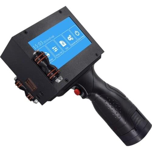 Handheld inkjet Printing Machine/ Portable bar code Inkjet Hand Printer for Code Marking on Wood Metal Plastic Carton