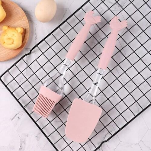 Silicone Kitchen Utensil Adorable Chicken Decor Professional Oil Brush Cooking Spatula Universal For Cake Toast Kitchen Supply