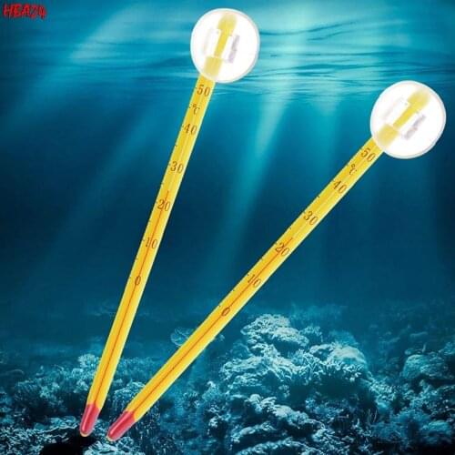 1Pc Aquarium Fish Tank Glass Thermometer Electronic Digital Thermometer Floating Patch Fish Tank Thermometer