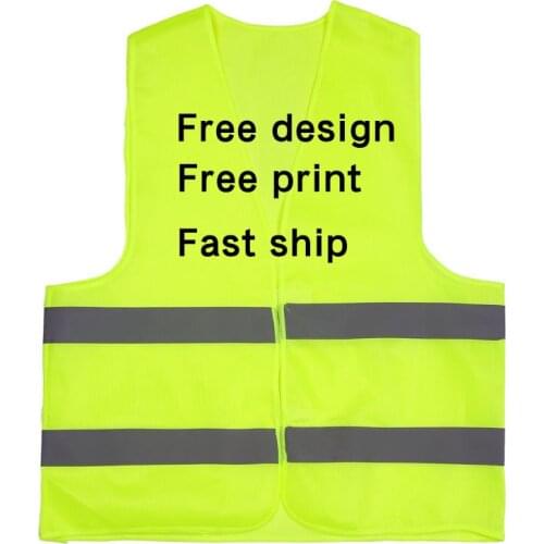 Car Reflective Safety Vest Reflective Strip Security Vest Car Emergency Reflective Vest Fluorescent Construction Jacket