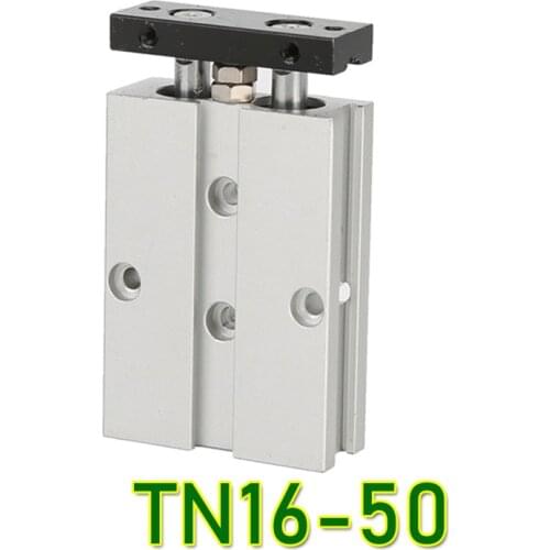 TN16*50 Dual Rod Cylinder Attach Magnet guide Pneumatic Cylinder tn16-50 TN 16-50 tn 16*50 TN16x50 with high quality