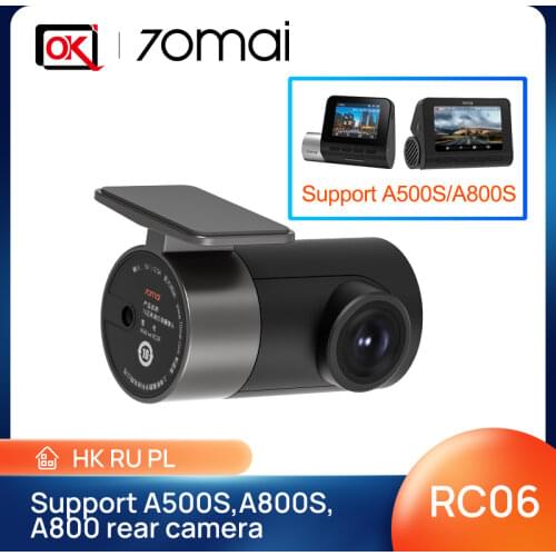 70mai Rear Cam only for 70mai 4K Dash Cam A800, A800S And A500S Pro Plus+ Car DVR Rearview Camera & RC09 only Suit for A400