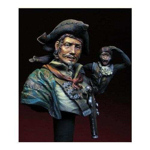 1/10 Bust Resin THE warrior with animal Before resin kit new coming best quality