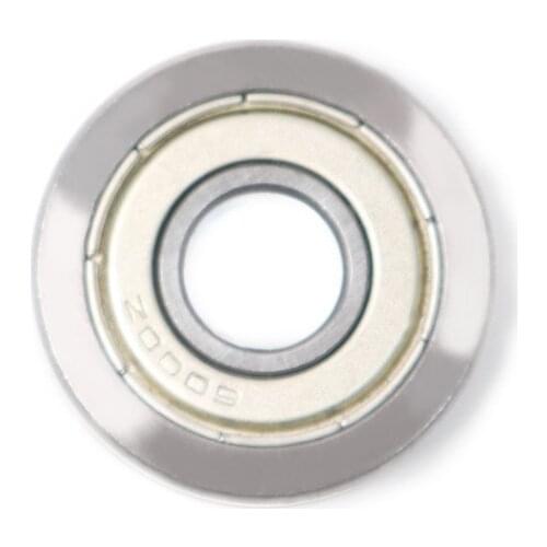 1PC New A1001-ZZ Best Quality Bearing Steel Ball Bearing Outer Ring with V Groove Roller Guide Bearings 10X30X8mm For heavy rail