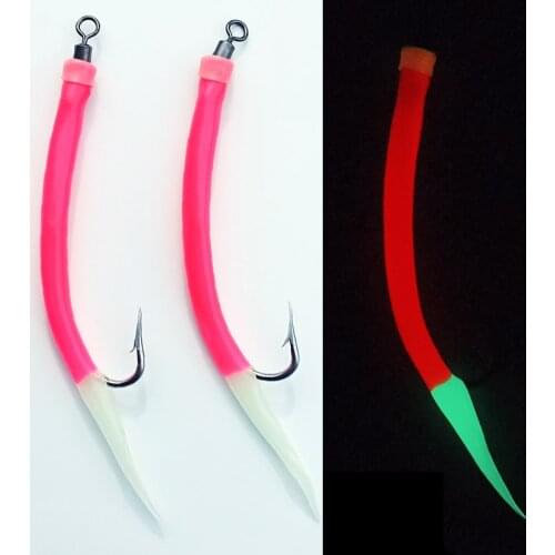 20pcs 12/0 10/0 8/0 Lumious polock cod sea Sabiki rigs Sea fishing hook Sea sabiki rigs game fishing lure Free shipping