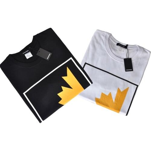 2020 DSQICOND2 Funny t shirt Hot Sale Fashion Brand Icon T shirt Men Casual Tshirt Print With Icon Hip Hop cotton Short Sleeve T