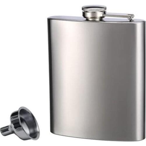 8 oz Hip Flask with One Handy Funnel, Hip Stainless Flask Set Stainless Steel Leak Proof Liquor Hip Flasks for Storing Whiskey