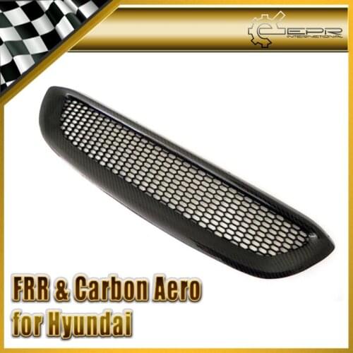 Car-styling For Hyundai Genesis Rohens Coupe 2009 OEM Carbon Fiber Front Grille Mesh Grill