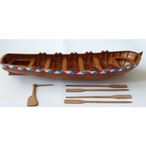 Free shipping Scale 1/48 Hi-Q solid wood lifeboat model kits The INGERMANLAND 1715 Long boat model