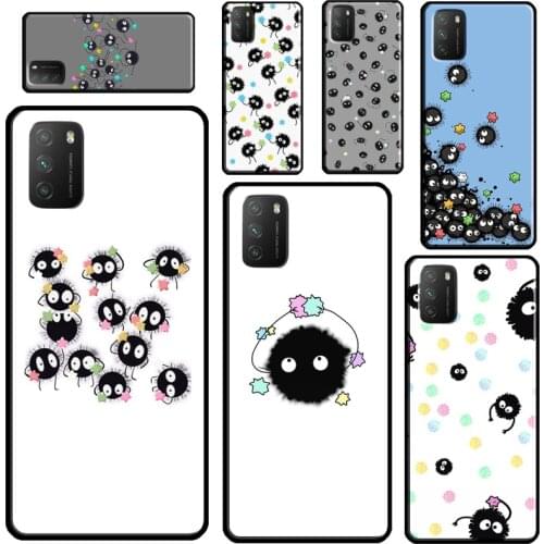 Soot Sprites For POCO X3 Pro F2 F3 M3 Case For Xiaomi Mi 11 Ultra Note 10 Lite Mi A3 9T 10T Pro Cover