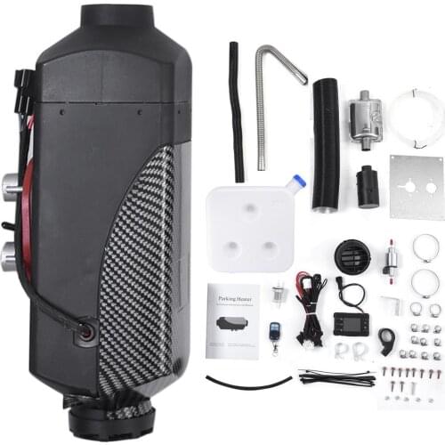 2KW 12V / 24V Diesel Fuel Heater Low Noise LCD Display Remote Control Parking Fuel Heater Car Air Heater For RV Truck Webasto