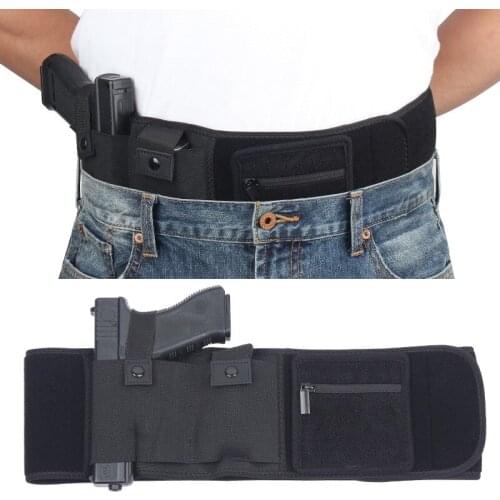 Waist holster invisible waist sleeve 107cm left and right hand compound breathable hole diving gun bag