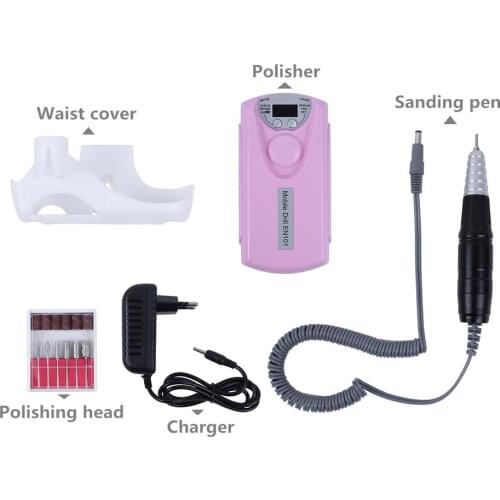 Electric Nail Polisher Rechargeable Portable Nail Remover Polisher Nail Tool