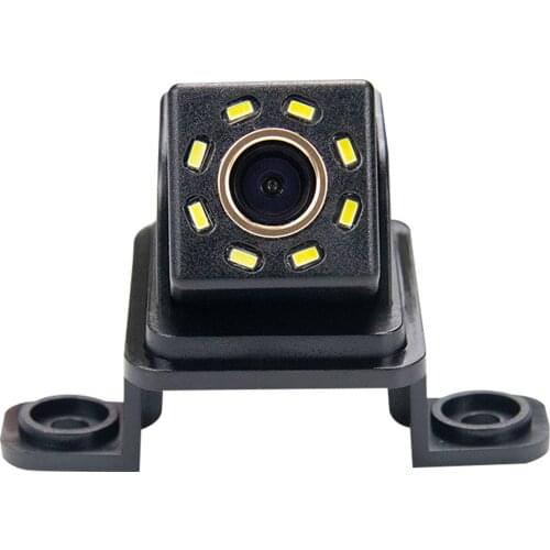 Misayaee Car Rear View Reverse Parking Camera Golden 8 Led for Ssang Yong XLV 2016-2018 Night Vision Waterproof