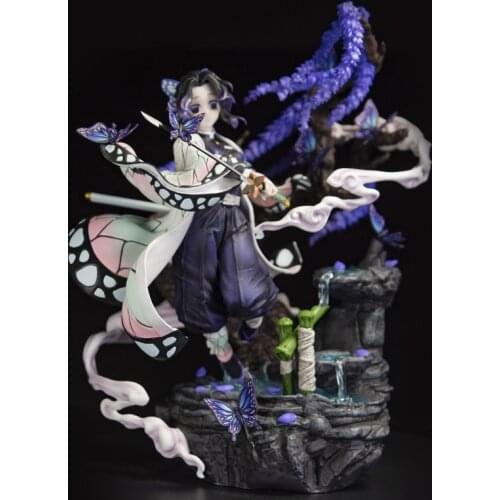 Presale Demon Blade Nine Pillar Resonance Insect Butterfly Ninja GK Limited Statue Hand-Made Model Size:24x24x30cm