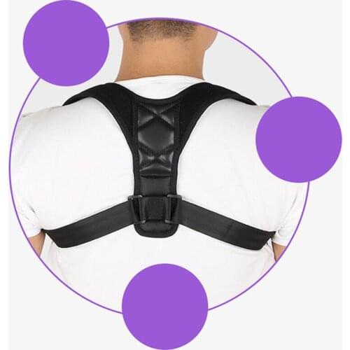 Bone Posture Corrector Kyphosis Medical Adjustable Lock Female Male Universal Upper Back Support Shoulder Support Strap