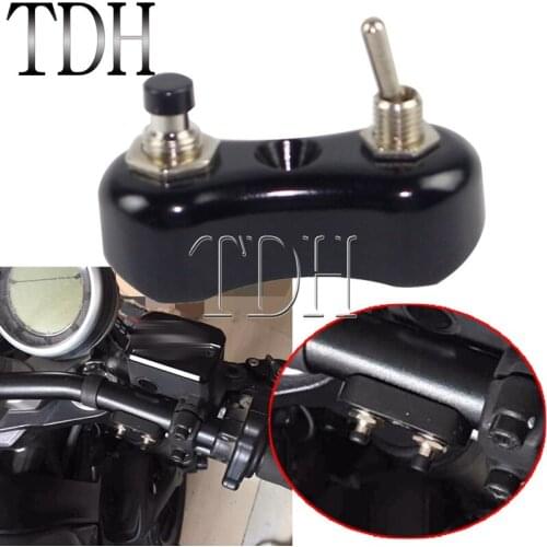 7/8" 1" Handlebar Mini Switch Button Control Horn Starter Kill Switch Block Toggle On Off Push Button Switch For Harley XS650