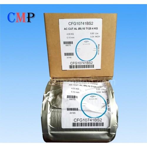 Wire-cuting EDM Galvanizing line CFG10741BS2 0.10mm for Sodick DWC Charmilles Fanuc Makino Accutex Seibu Japax Hitachi EDM