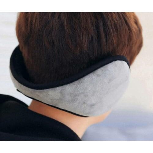Unisex Solid Winter Earmuffs Women Men Ear Cover Protector Thicken Plush Soft Warm Earmuff Outdoor Warmer Apparel Accessories