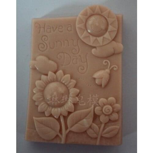 Wholesale!!!1pcs Sunny Day(ZX941) Silicone Handmade Soap Mold Crafts DIY Mold
