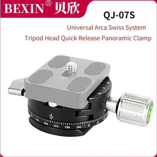 Camera Rotate Panorama Mounting Bracket Clamp Tripod Ball Head Adapter Quick Release Clamp For Arca Swiss Camera Tripod Monopod