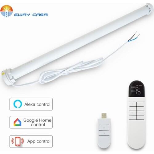 Tubular Motor 100-240V Alexa & Google Home Control Blind Motor For 38mm Tubular Tube Roller Blinds Motor TM-SF-PS