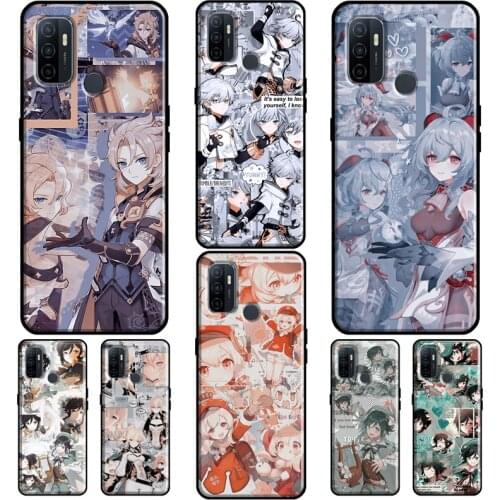 Genshin Impact Aesthetics For OPPO F5 F7 A52 A72 A1K A5S A15 A83 A91 A31 A53 A9 A5 2020 Reno 4 Pro 2Z Phone Cover