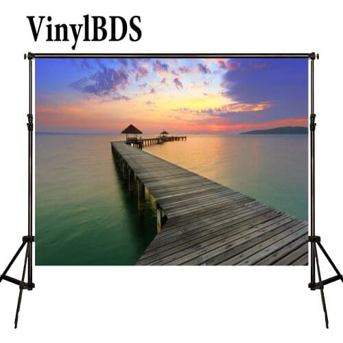 VinylBDS Newborn Backdrops Scenery Photography Background Newborn Sunset Sea Beach Backdrop photography backgrounds for Studio