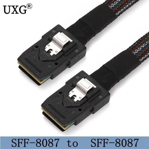 70cm Internal Mini SAS 36Pin SFF-8087 to Mini SAS 36pin SFF-8087 Server Hard Disk Raid Data Cable For Controller to Backplane