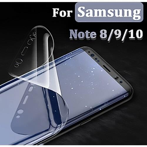 Relaxtoo for samsung note 8 screen protector galaxy note9 10 tempered safety 9 note soft transparent glass galax galaxies film