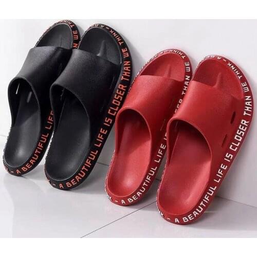 Woman Shoes Fashion Massage Flip Flops Summer Men Women High Quality EVA Non-slip Bathroom Slippers Beach Slides