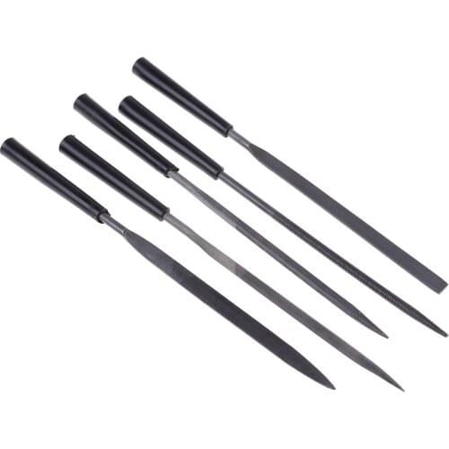 5Pc Steel Needle File Set Files For Metal Glass Stone Jewelry Wood Carving Craft Tool